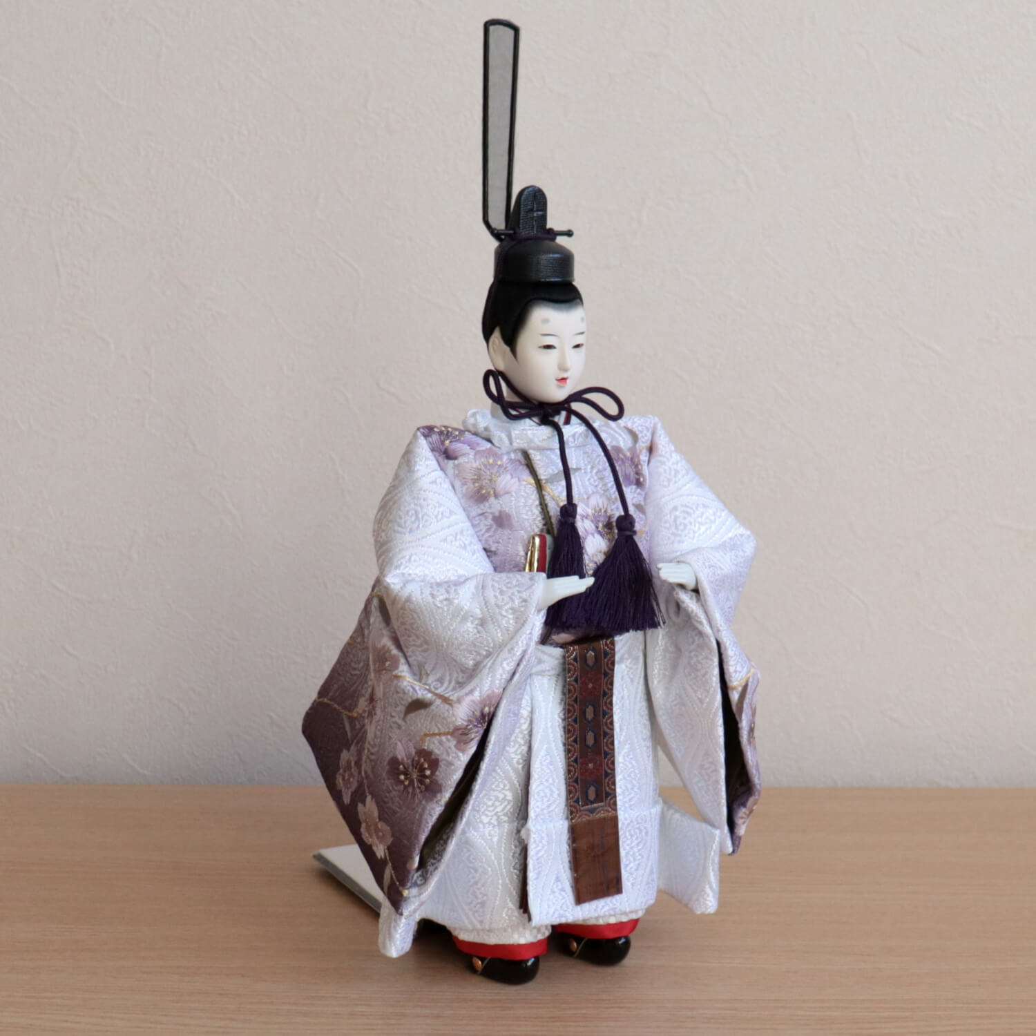 内閣総理大臣賞受賞作家 松宝作 35号 立雛 有職 雲立涌 紫ぼかし