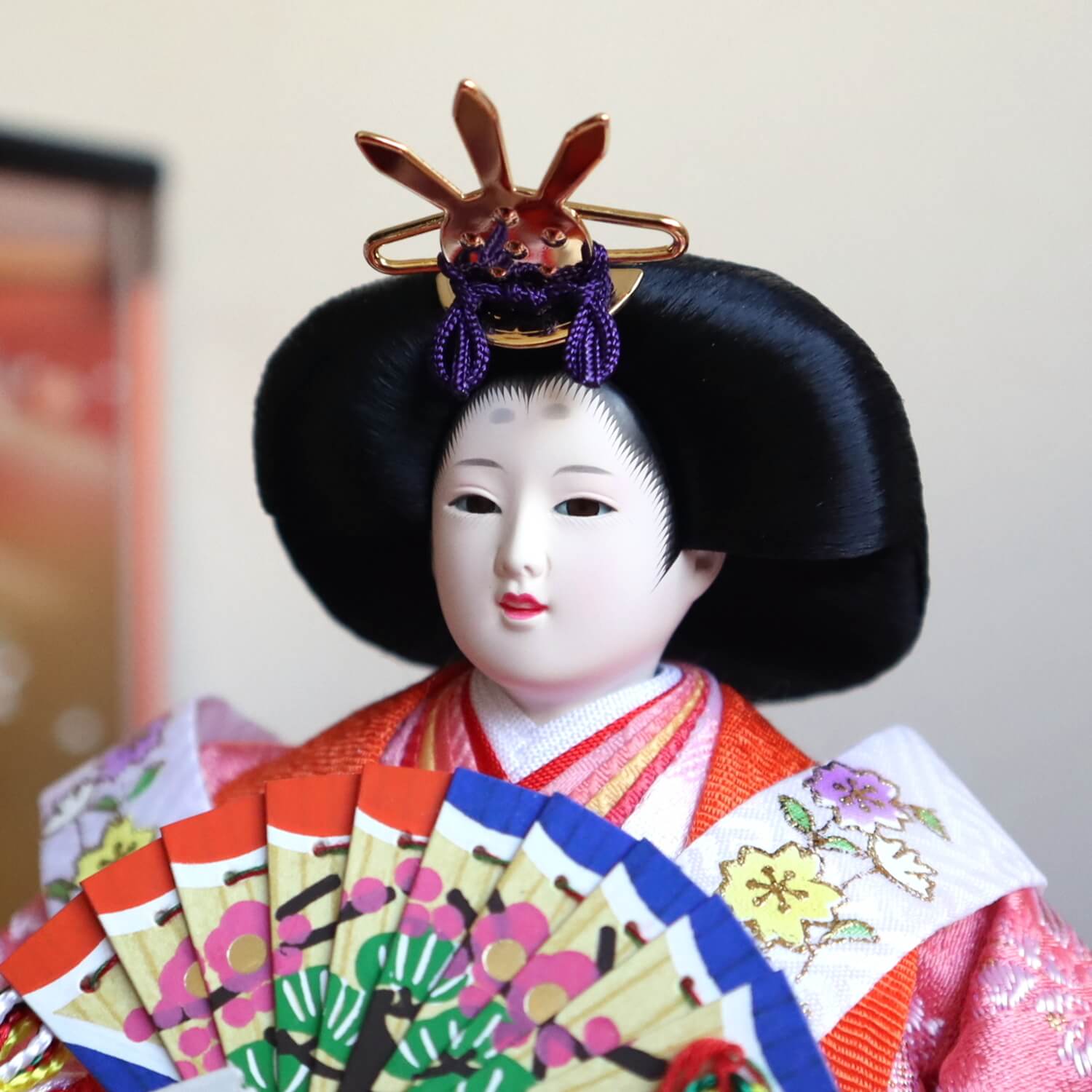 2/13再値下げ！　雛人形　ケース入り　十五人飾り　おさな顔　2/2,8値下げ 2/13再値下げ！ 雛人形 ケース入り 十五人飾り おさな顔 2/2,8