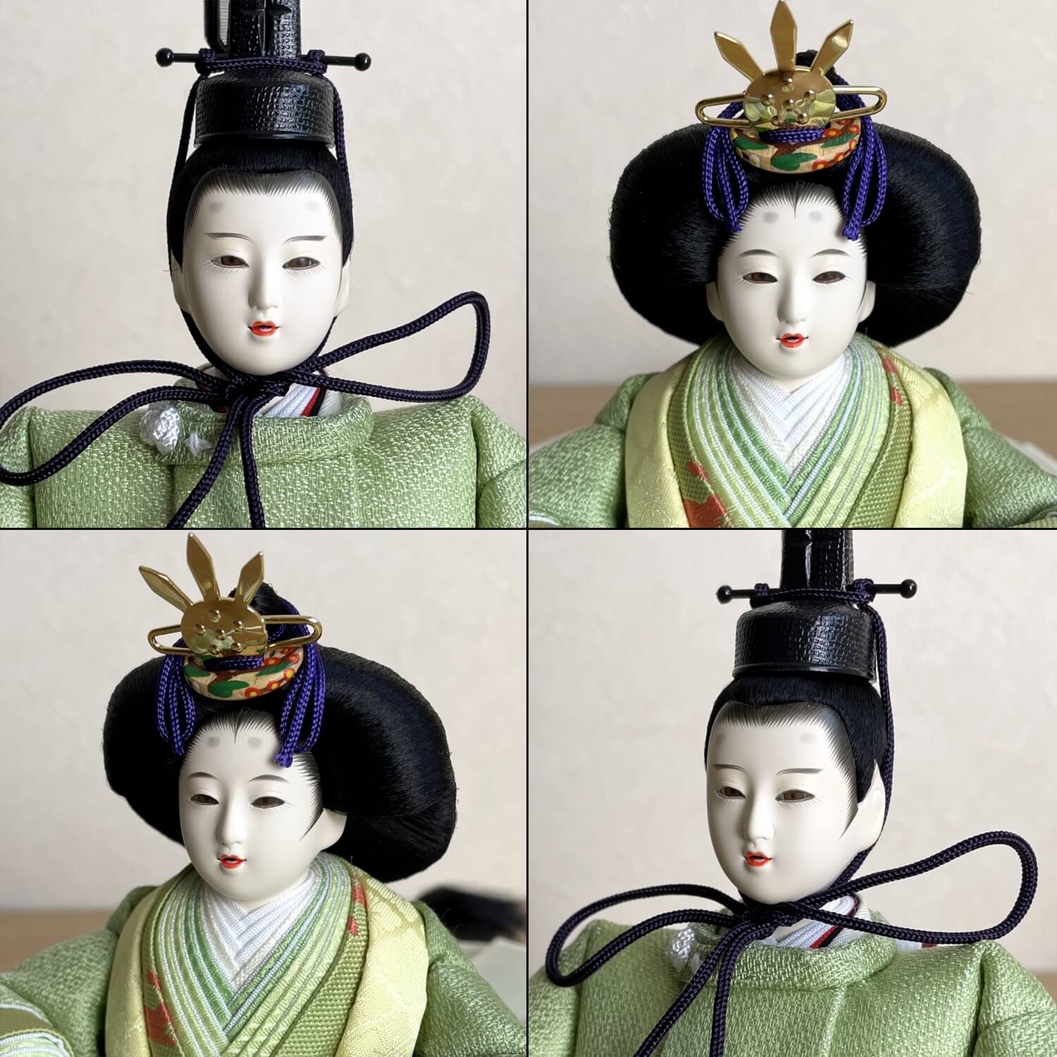 伝統工芸士・清水光雲作 柳サイズ 若葉刺繍 正絹西陣織 済美箔屏風