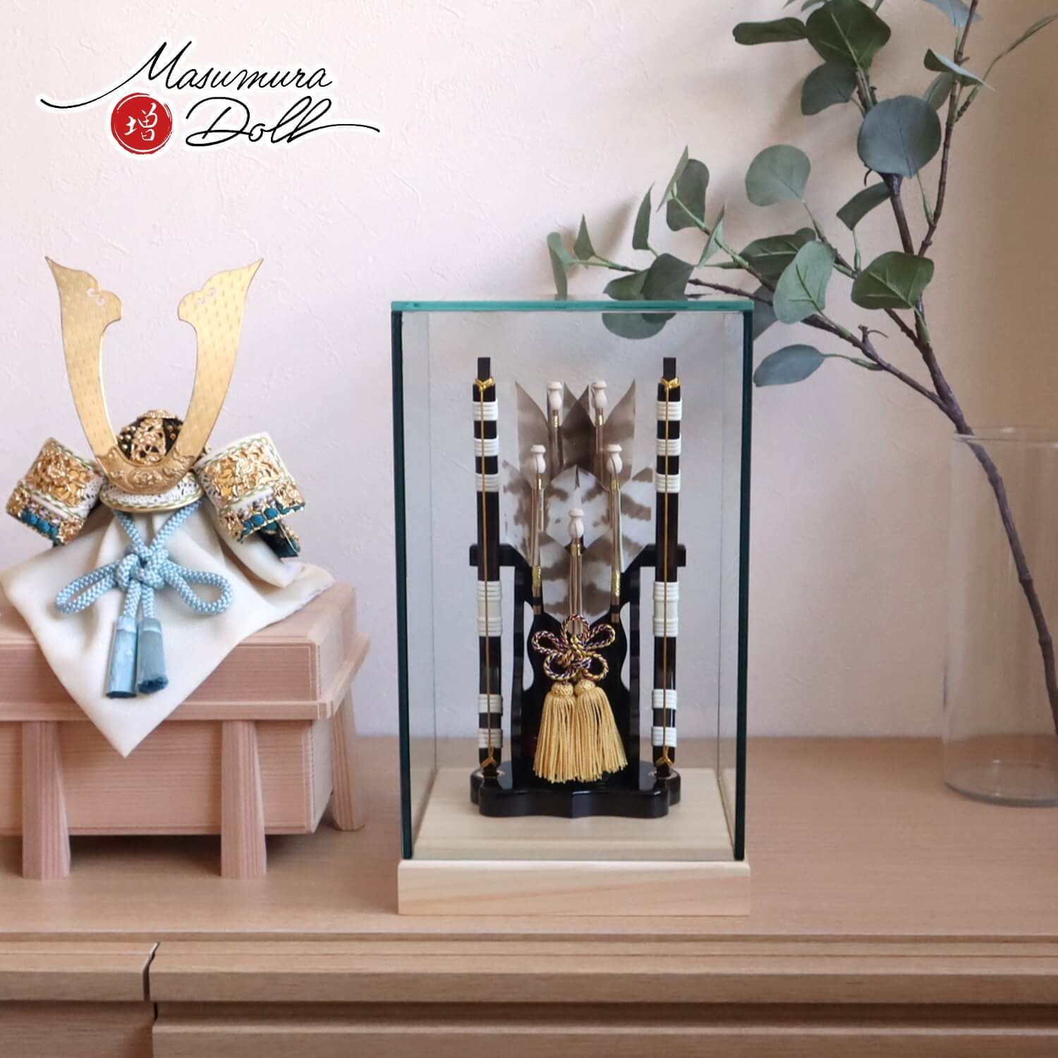 楽天ポイント10倍相当還元価格】新作 強化ガラス破魔弓パノラマ