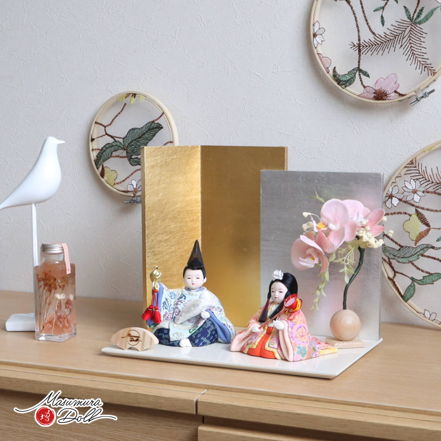 木目込み人形 | 祝雛ケースセット - 人形専門店「ピノキオ翠童