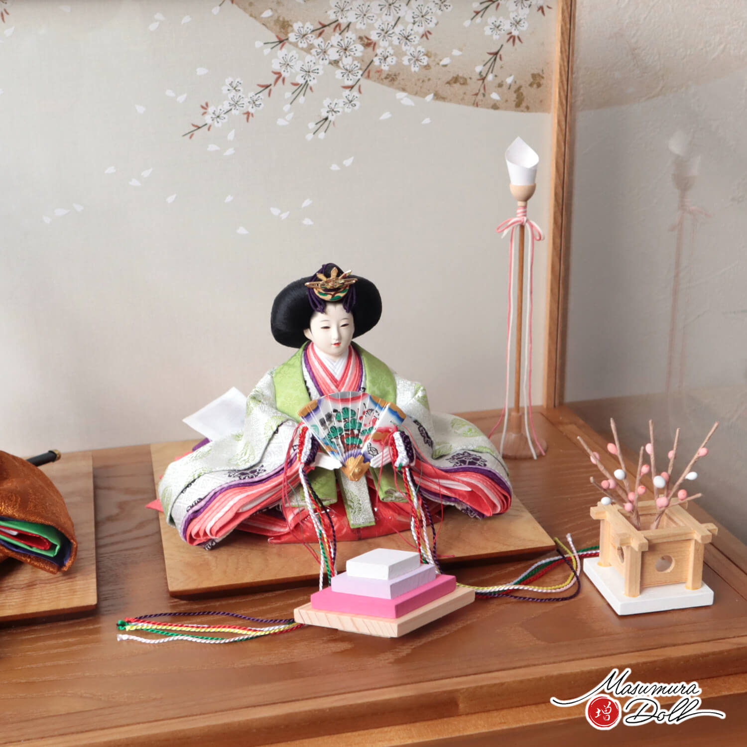 雛人形 ケース飾り コンパクト モダン おしゃれ インテリア ひな人形