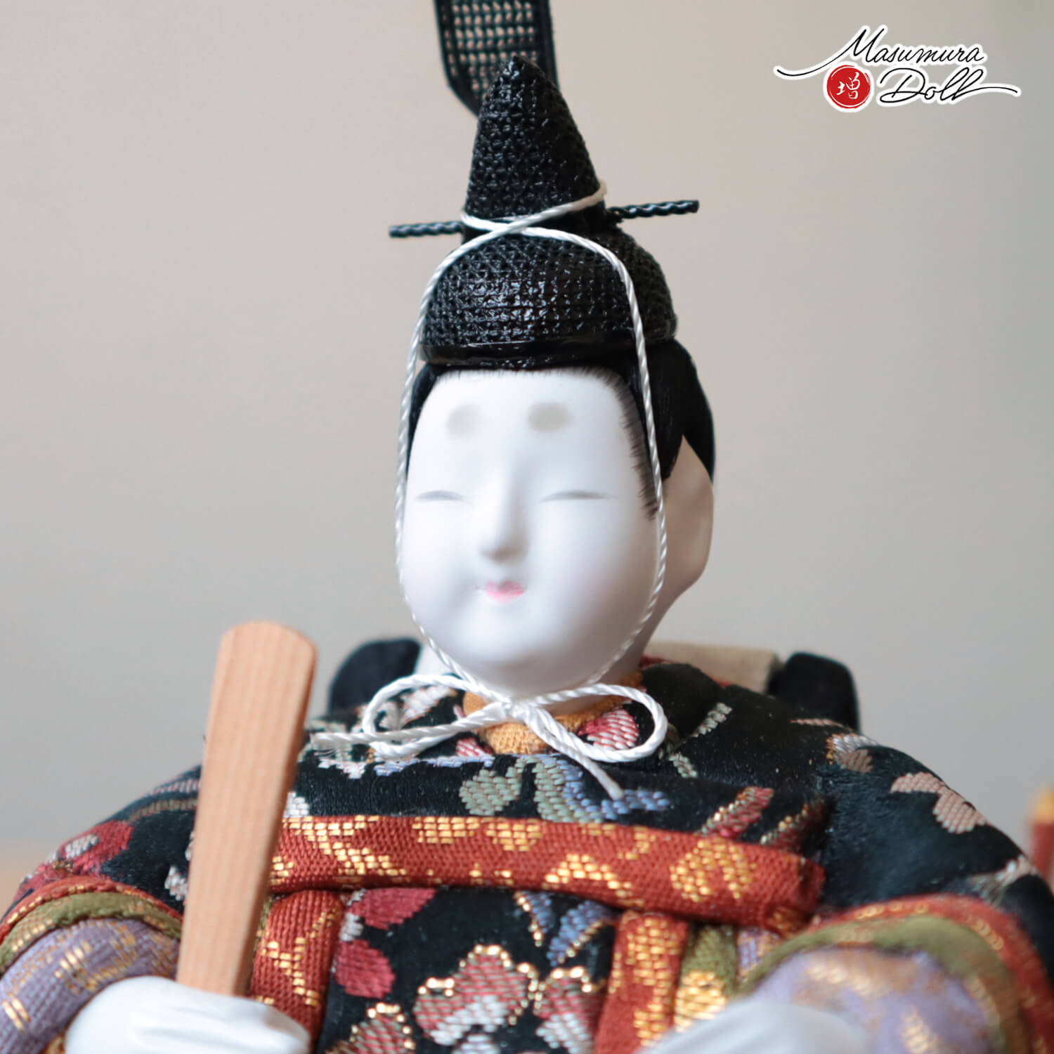 美品 ひな人形 雛人形 コンパクト 木目込み 真多呂 モダン おしゃれ インテリア