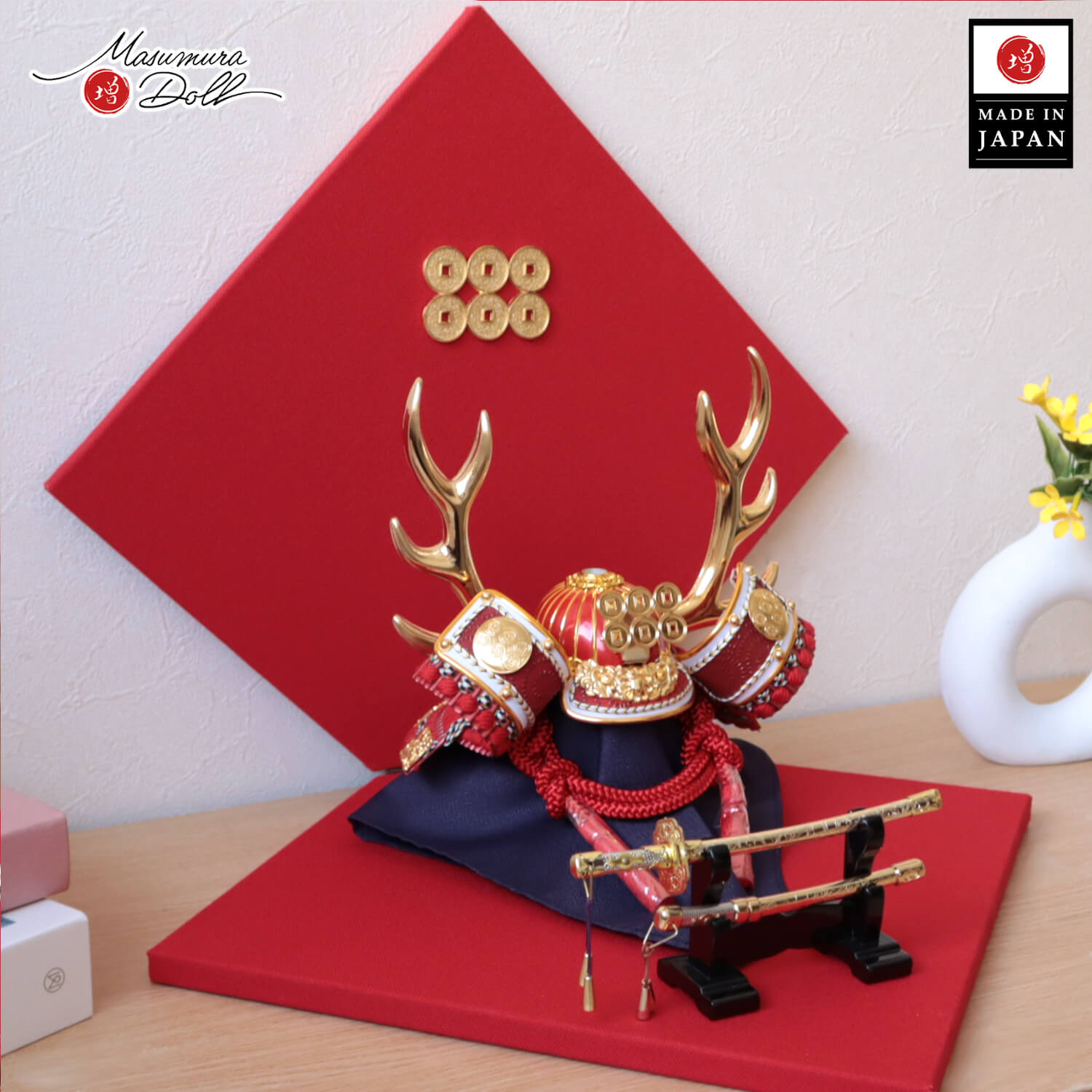 五月人形 コンパクト おしゃれ インテリア 兜飾り 5月人形 端午の節句