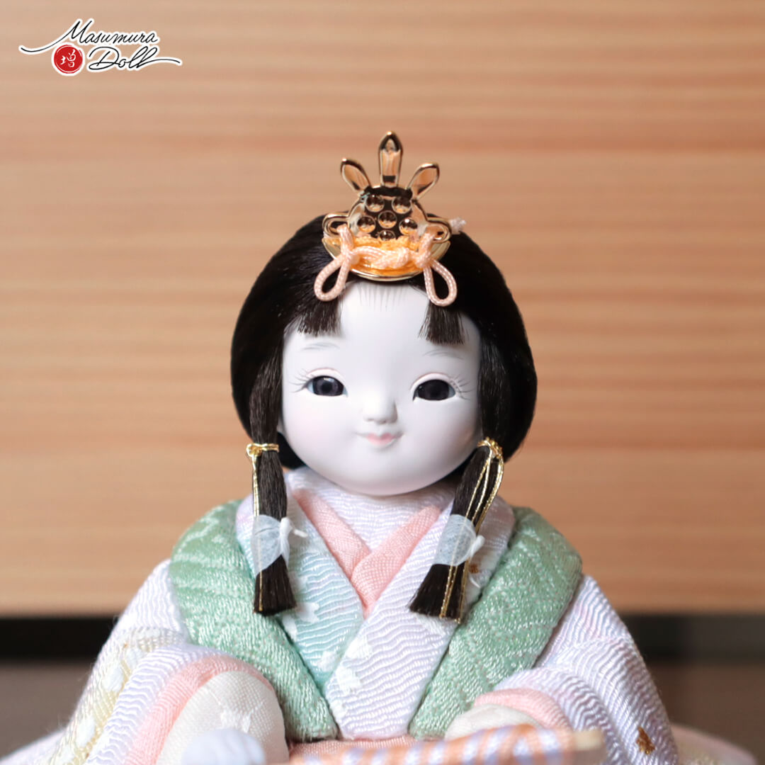 おひなさま レトロ 木目込み ぷりふあ 雛人形 壁飾り 壁掛け コンパクト おしゃれ かわいい