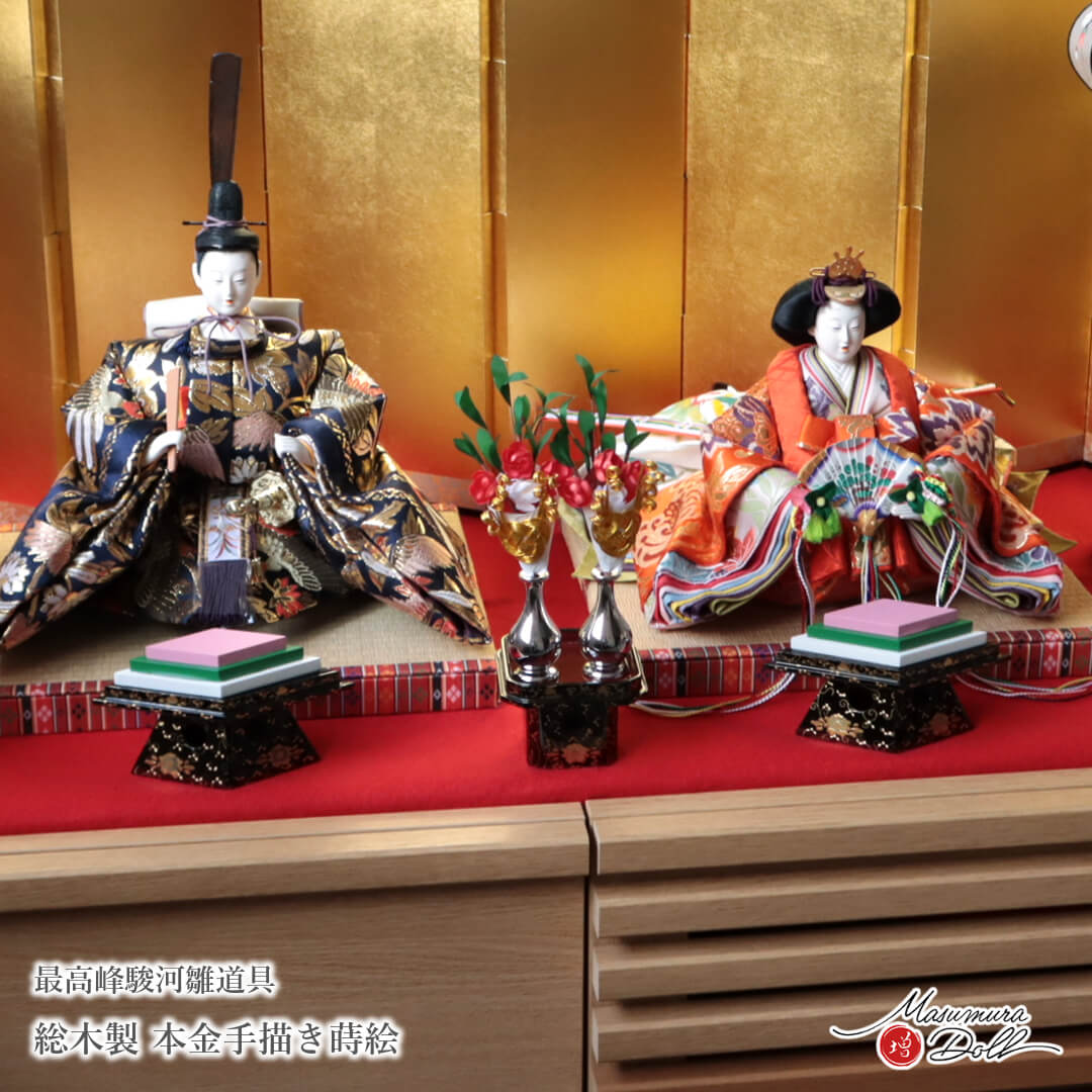 御京雛① 平安春峰作　雛人形　三段飾り　お雛様　京都西陣織り　桜　刺繍 御京雛④平安春峰作 雛人形 三段飾り お雛様 京都西陣織り ひな人形