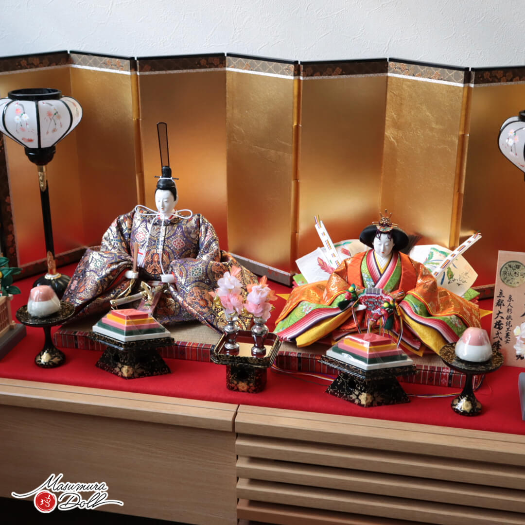 雛人形 最高級 京製 ひな人形 おひなさま 大橋弌峰 京9番 正絹西陣織