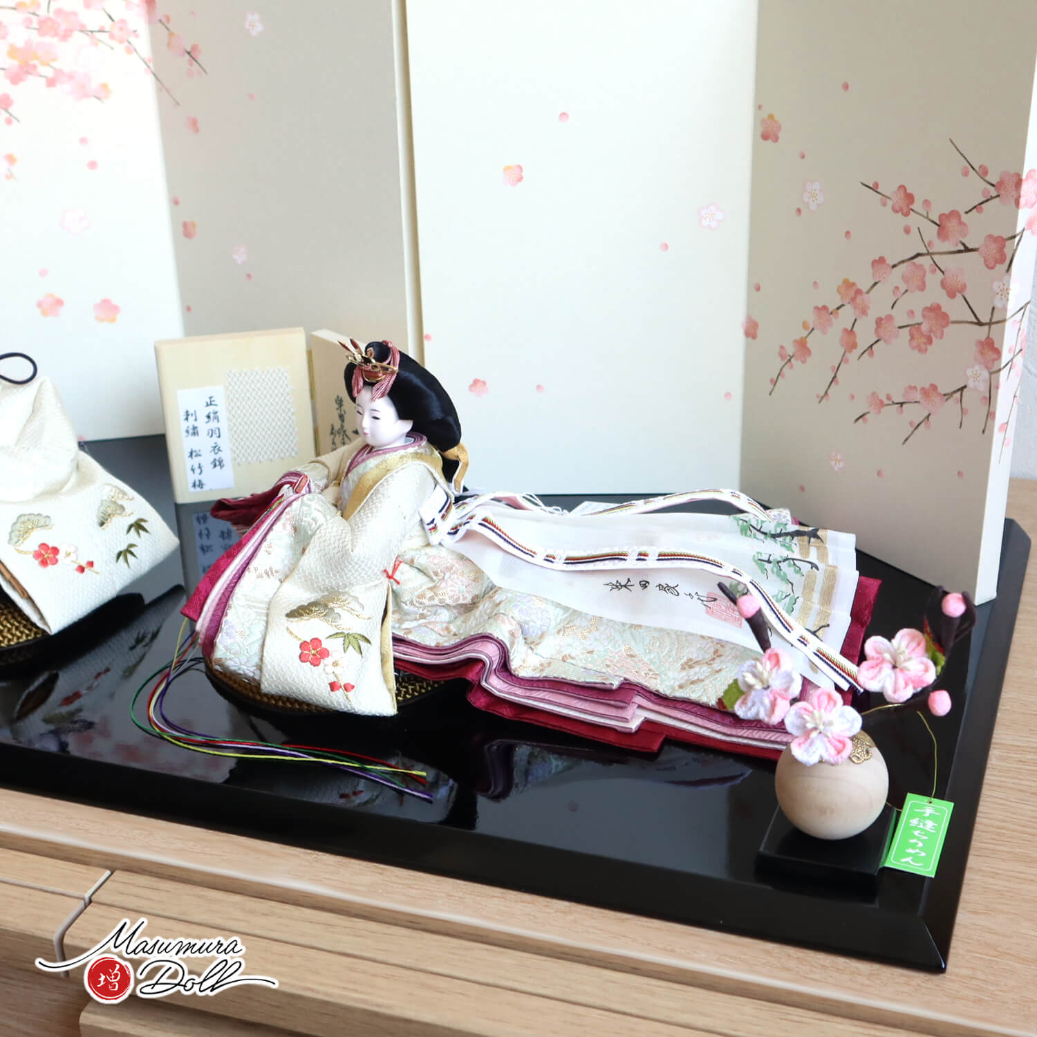 雛人形】京十番 平安 円華壱年文様 親王飾り〈小出松寿作〉[213